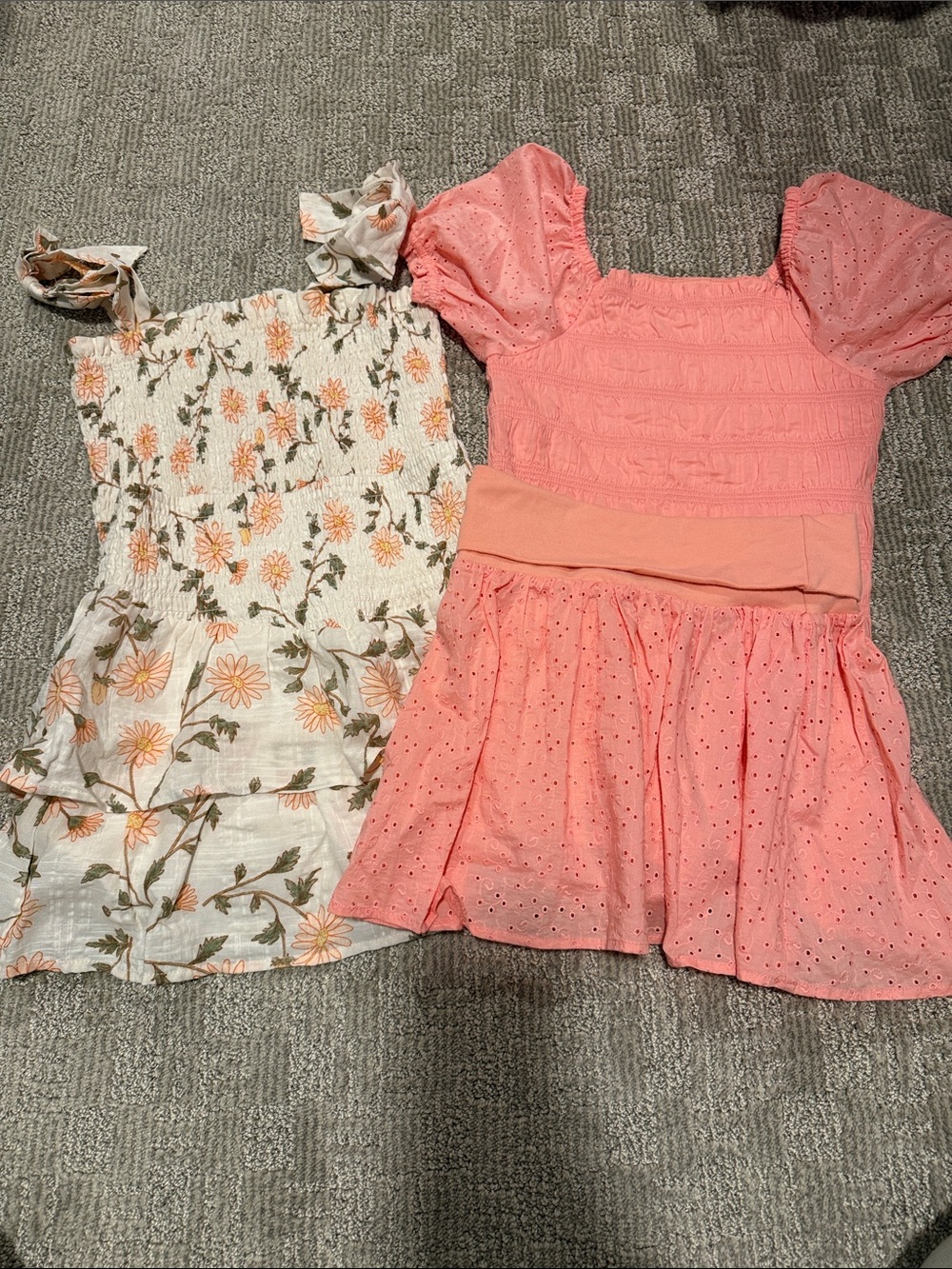 Girls skirt and set lot 10/12 art class/ cat and jack